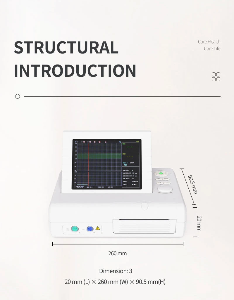 Contec Cms800g Fetal Doppler Heart Rate Monitoring Fetal Monitor