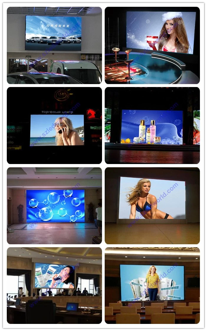 P2.5 P3 P4 P5 P6 Indoor Outdoor Full Color Rental RGB Advertising LED Display Panel Large Video Wall Screens Thin Waterproof Display Panel Billboard Module