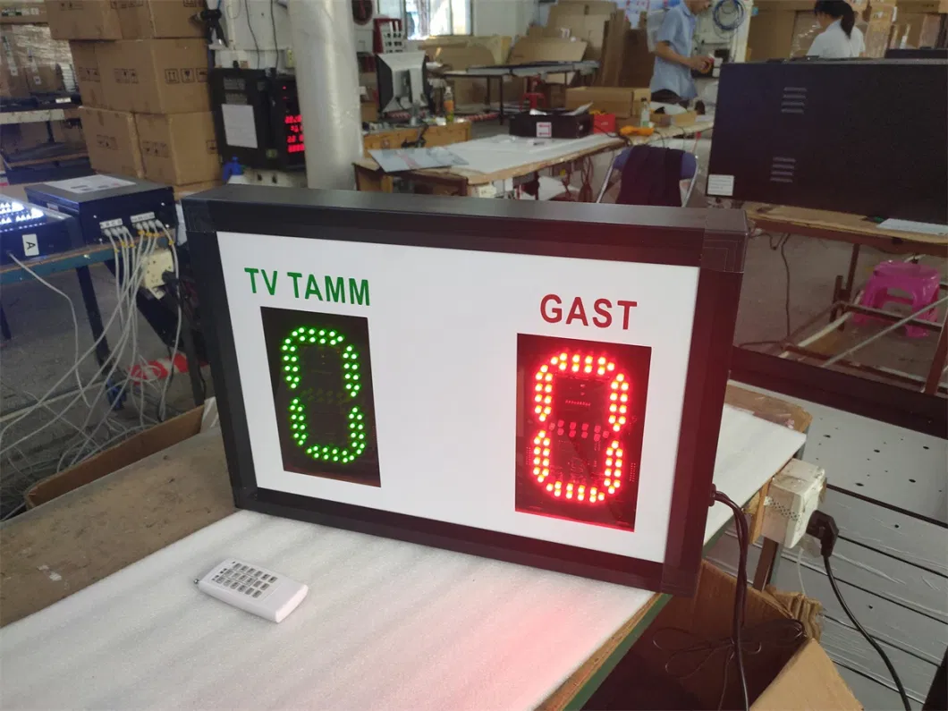 Customized LED Digital Billboard Table Tennis LED Scoreboard Wireless Remote Control