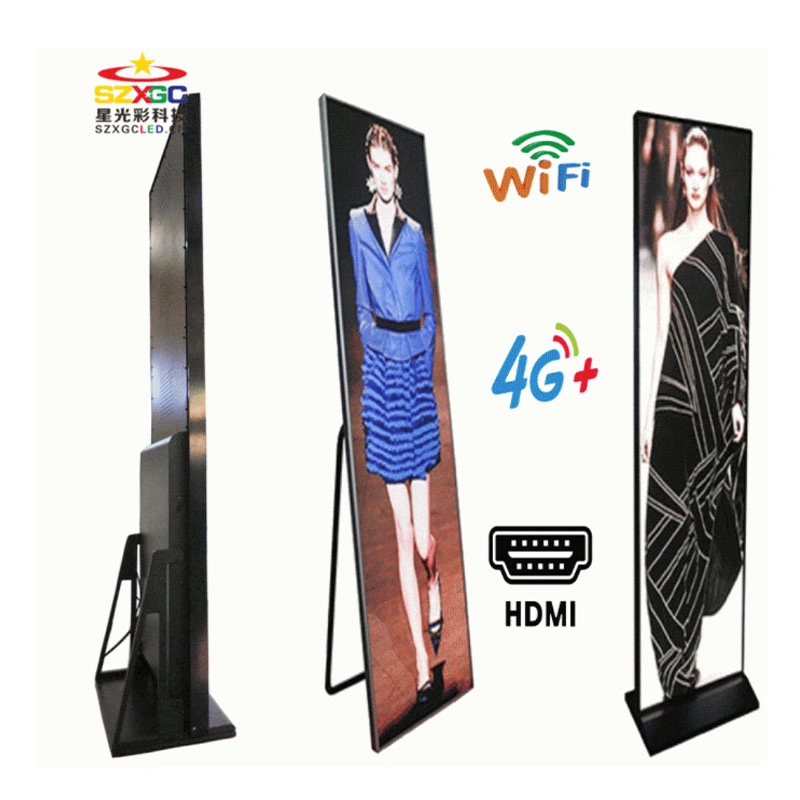 P2 P2.5 Indoor Video Panel Mirror Billboard Customized LED Screen Display Sign Poster