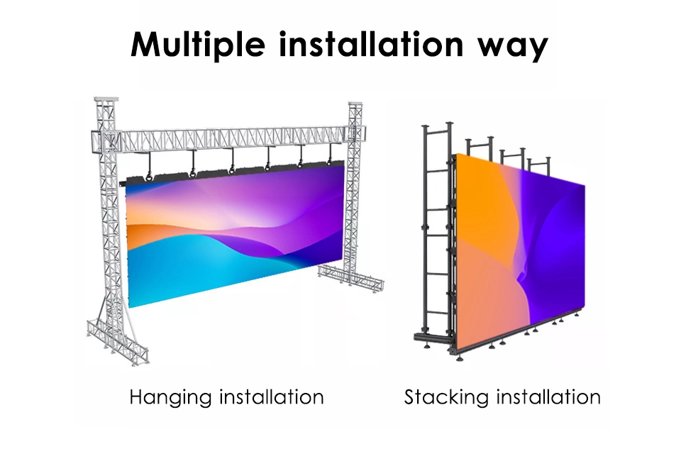 Rental Indoor P2.976 P3.91 P4.81 Aluminium Cabinet Rental LED Display Screen Stage LED Display