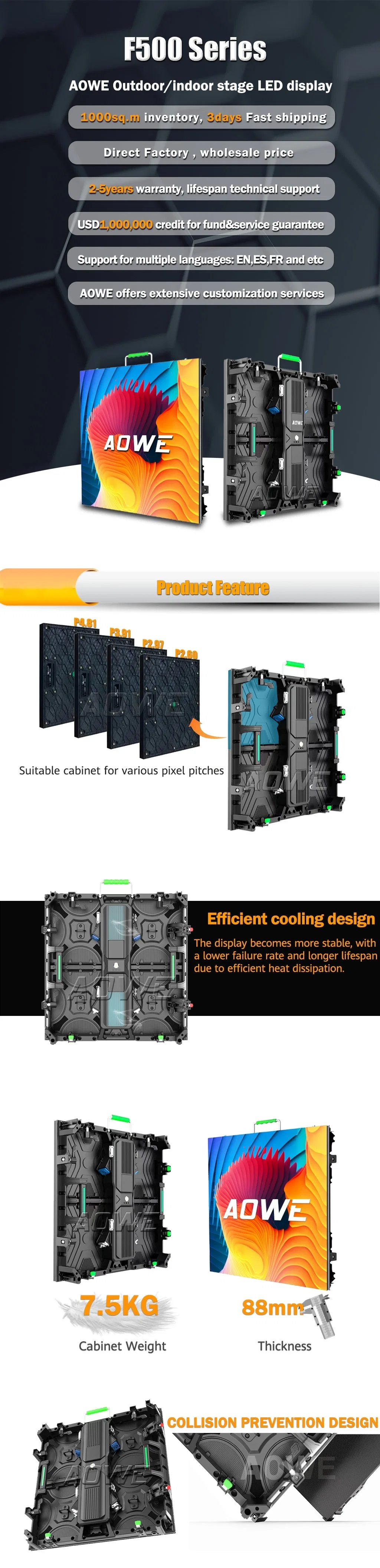 Digital Advertising Outdoor LED Display for Event Rental LED Screen