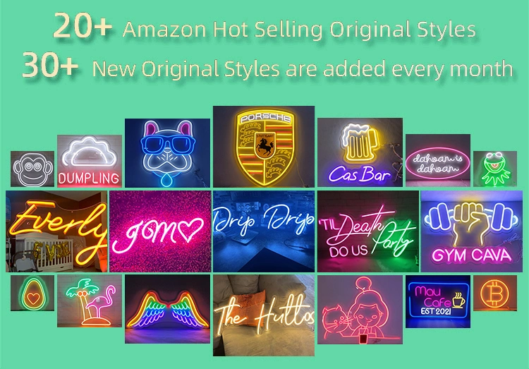 Yachen Quality Custom Neon Sign Handmade Personalized LED Neon Light Sign for Wedding Birthday Party Bedroom Wall Decor