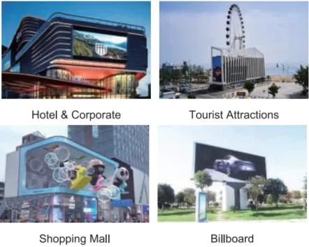 Outdoor 4K LED Display Screen Waterproof Video Wall Panels Digital Signage Displays