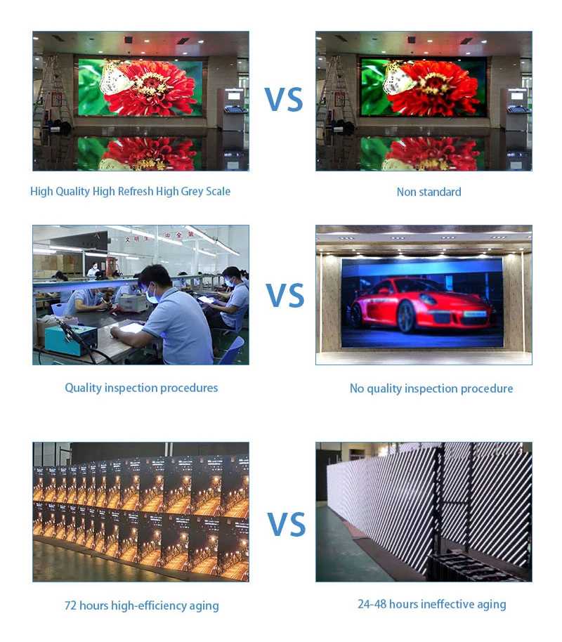 High Brightness LED Display Panel Full Color P2.5 Outdoor Big Screen for Advertising