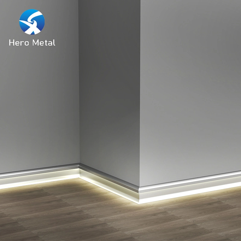 Costomized Color Skirting Board with LED Light