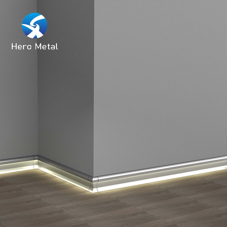 Costomized Color Skirting Board with LED Light