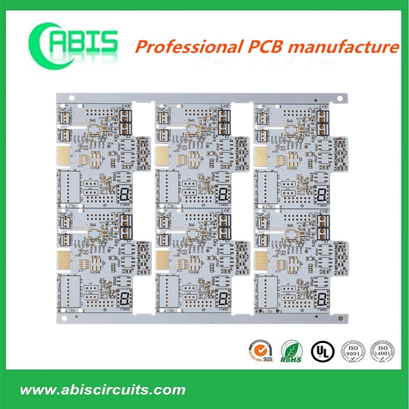 LED Lights Pcbs Custom Mc PCB Board in Aluminum with White Solder