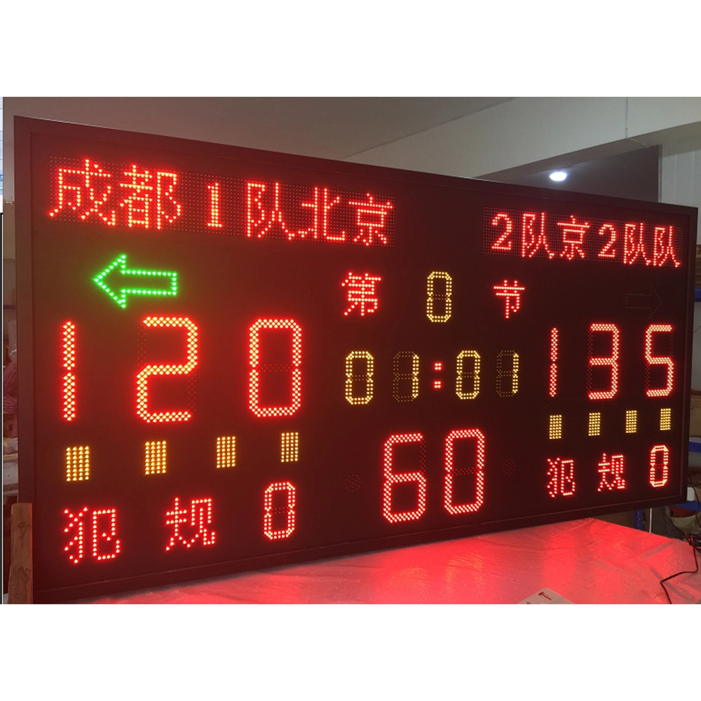 Widely Used Electronic Football LED Sport Digital Numbering Scoreboard with Remote Control