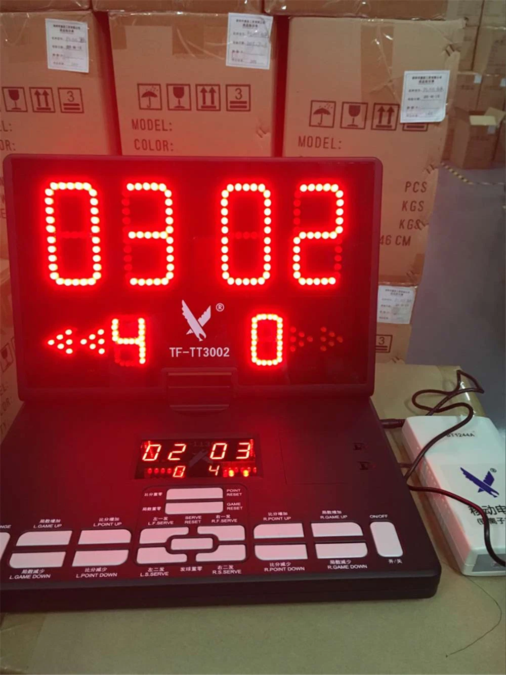 Programmable Tennis/Badminton LED Digital Scoreboard Price with Keyboard Controlling