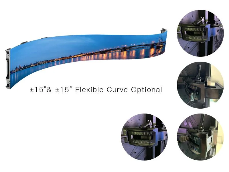 Absen Lightking Gloshine Rental Indoor Outdoor Flat Curved Diecasting Aluminum P3.91 P4.81 P2.604 P2.976 Club Concert Stage Background LED Display Panel