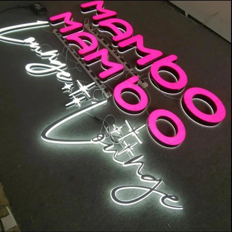 Acrylic LED Letters Advertising Logo Sign Store Store Front Custom Signs