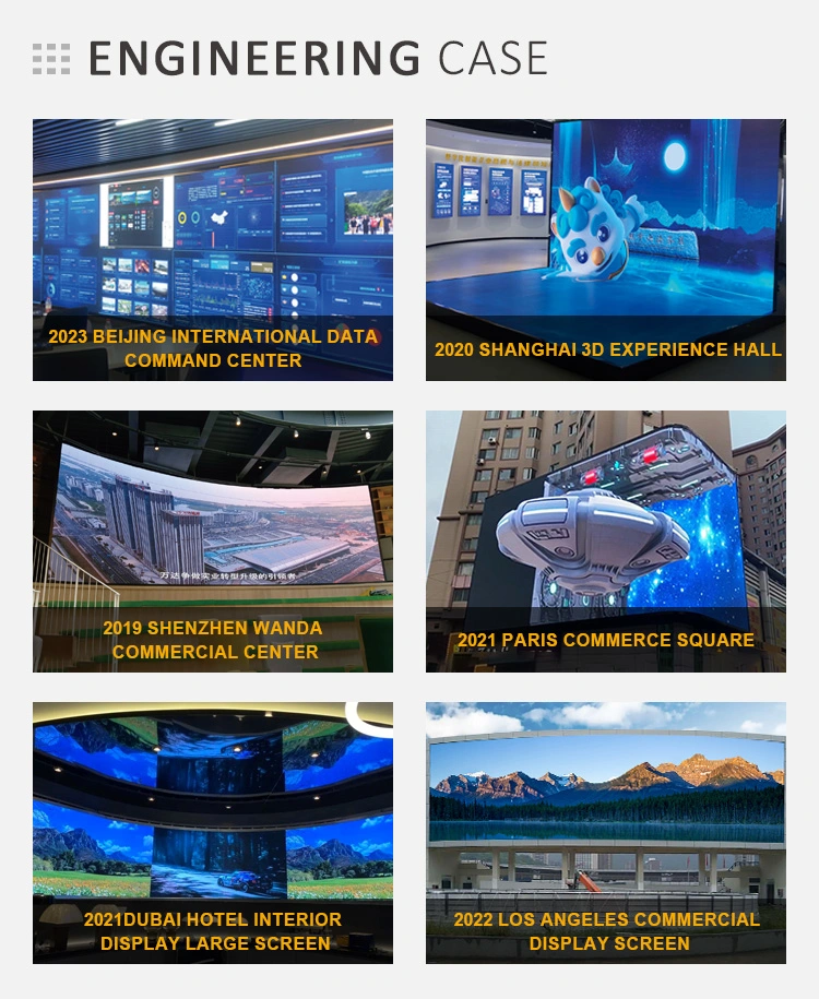 Wholesale LED Screen Display Colorful LED Wall Cailiang Indoor LED Display Module