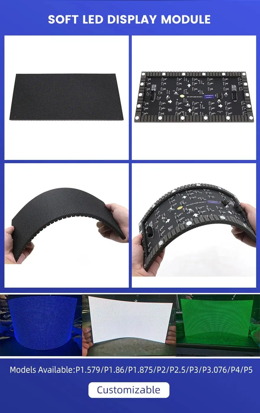 Price-Efficient Home Round P2.5 LED Display Screen Flexible Sphere Panel