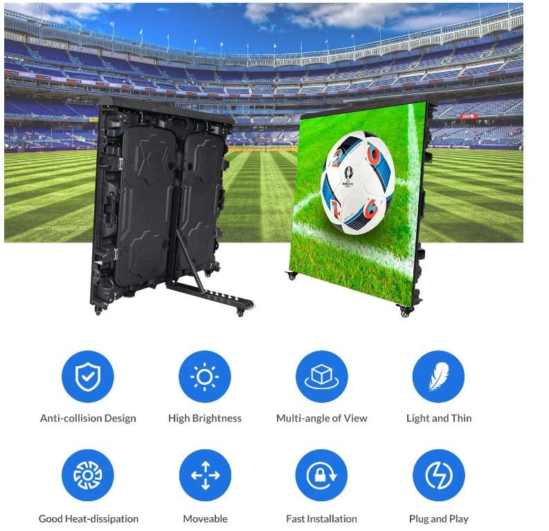 Waterproof Outdoor P10 LED Advertising Sports Perimeter Stadium LED Display Screen