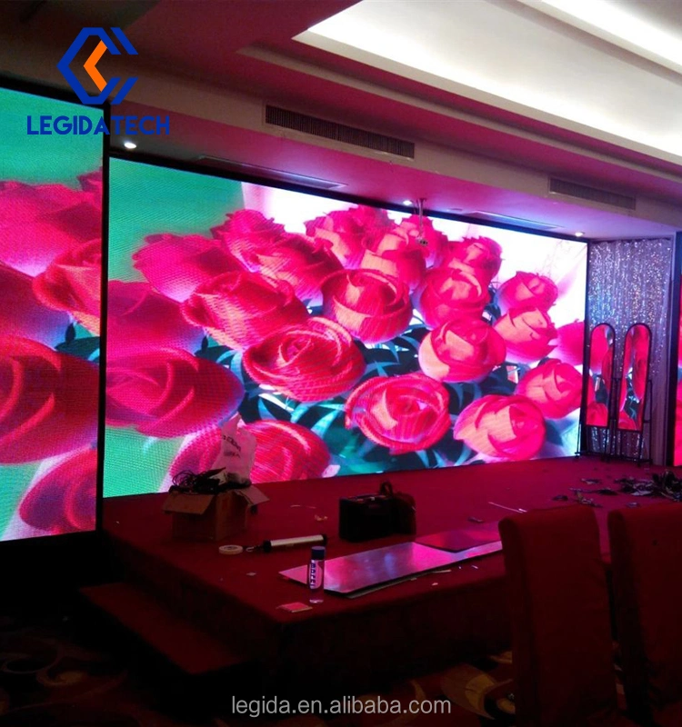 Legida Indoor 3840Hz High Refresh Rate Fixed LED Video Wall P2.97 P3.9 500*500mm Indoor LED Screen Full Color RGB 16 Bits 2 Years