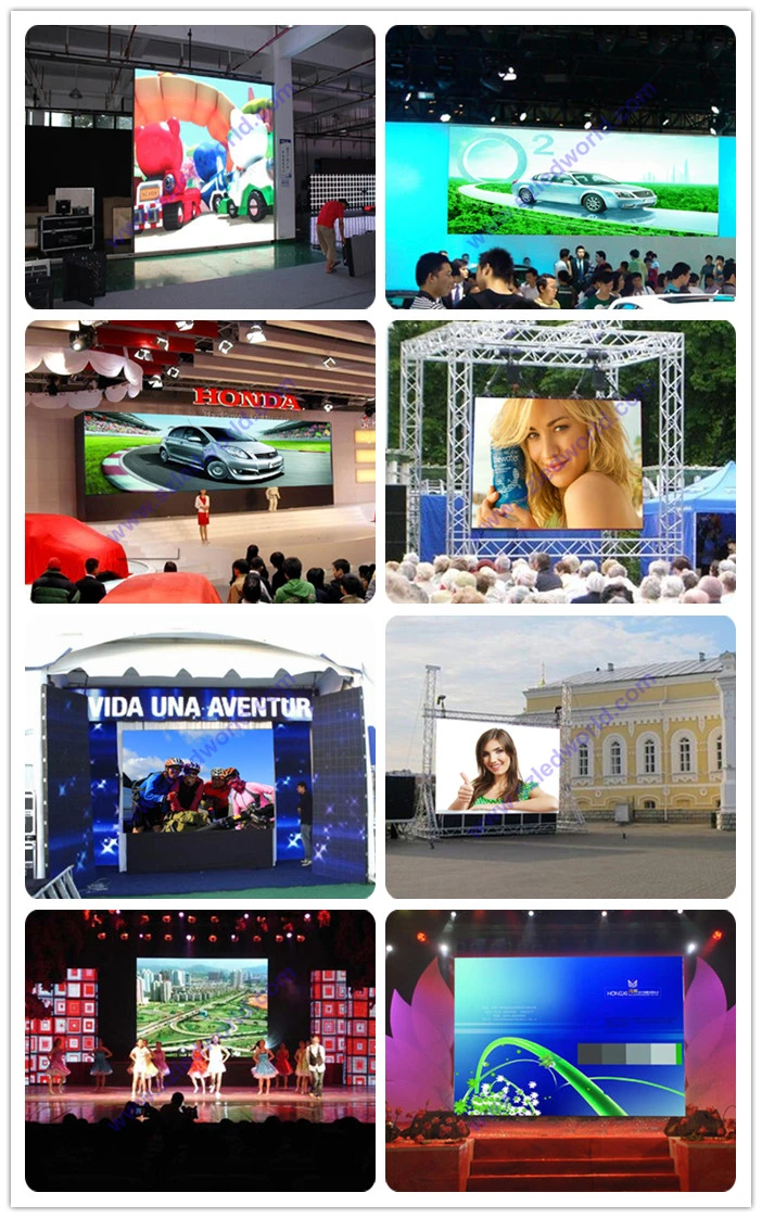 P2 P2.5 P5 High Definition Indoor Rental LED Display Screen Panel with 480X480mm Die-Casting Cabinet