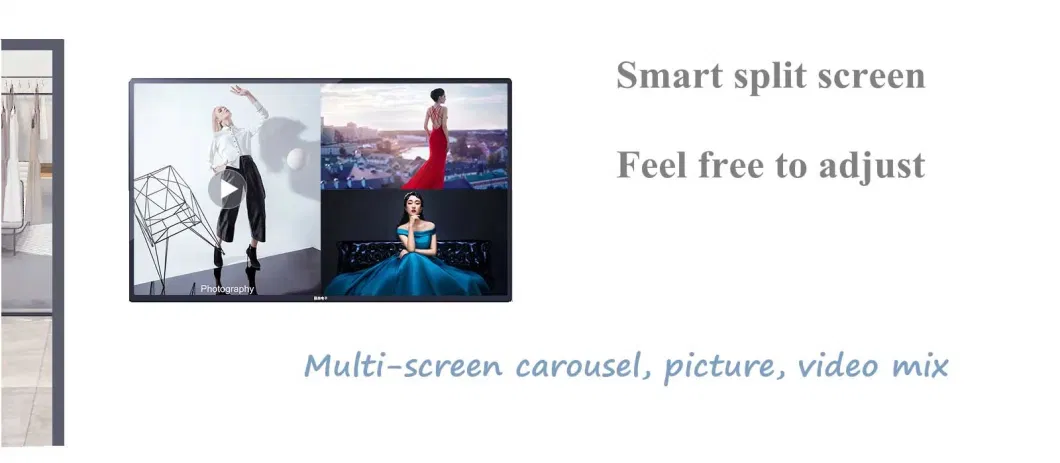 Advertising Screens Billboard Indoor LED Digital Signage and LCD Display Accessories Smart TV Displays Bathroom Advertising Display