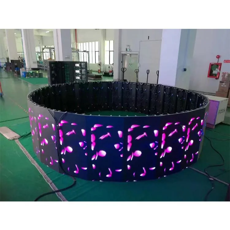 Curved LED Video Wall Panel Soft LED Module P3.91 Flexible LED Video Display