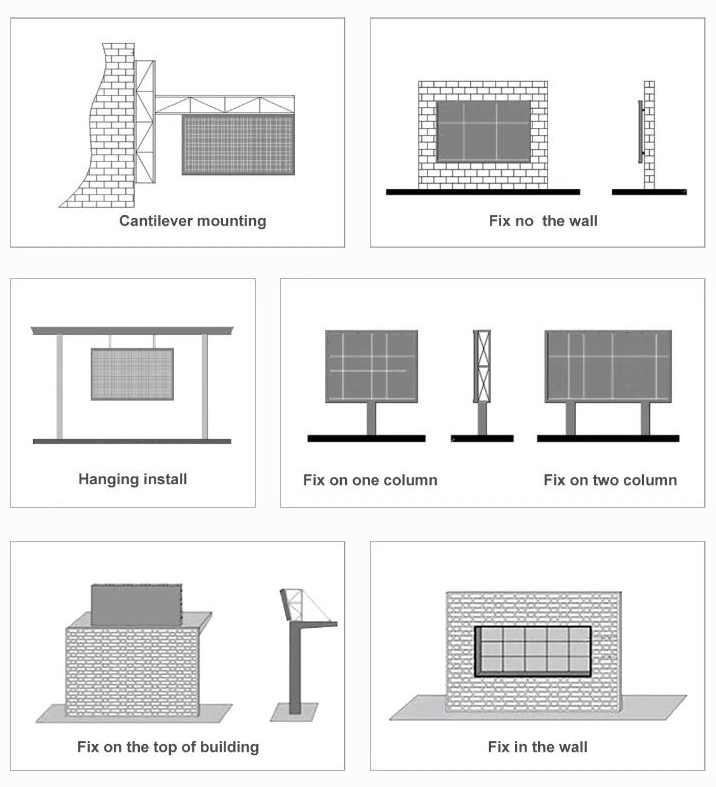 P4.81 Indoor LED Video Wall Mounting Screen LED Display Panel for Stage