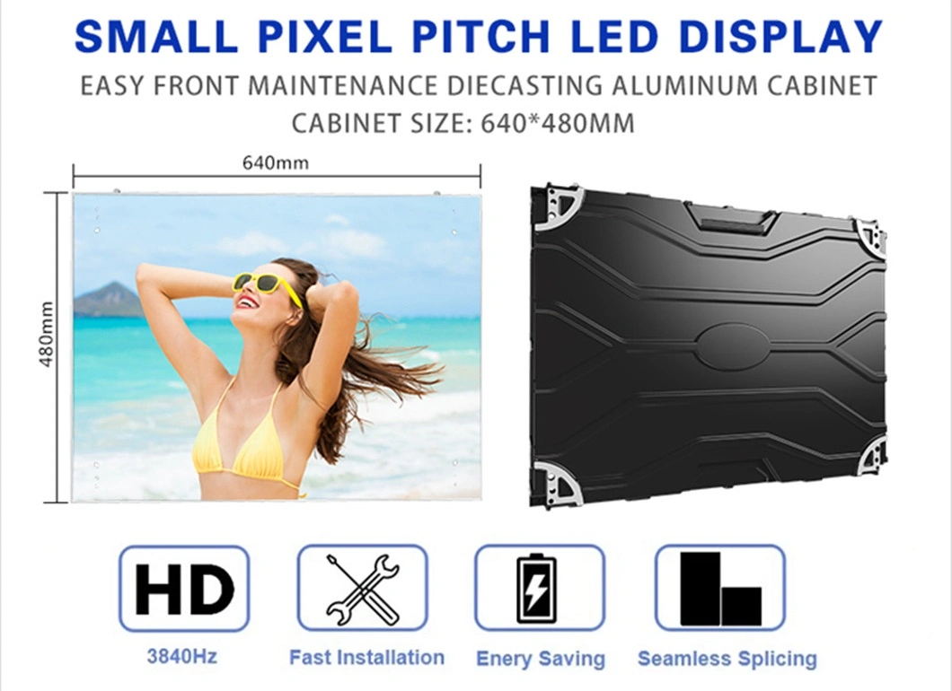 Gob COB Hob P1.8 P2 P2.5 Pixel LED Video Wall Display Panel Indoor Soft Flexible LED Display