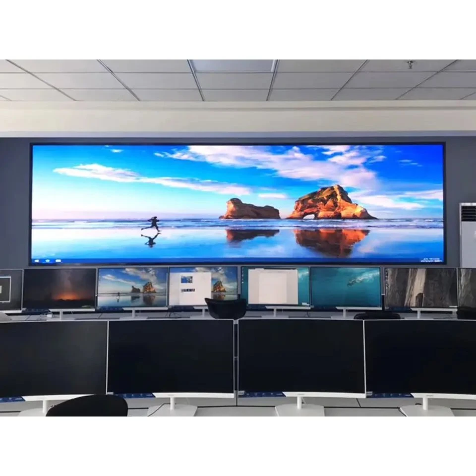 Full Color 16: 9 TV Screen Board All-in-One Screen for Meeting Room Movable LED Conference TV