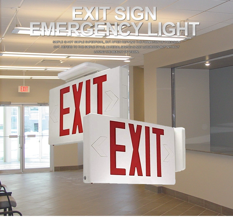 Fcatory OEM Wholesale Color Custom LED Emergency Light Exit Sign