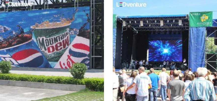 P4.81 Outdoor Advertising Screen LED Panel Rental LED Video Wall for Stage