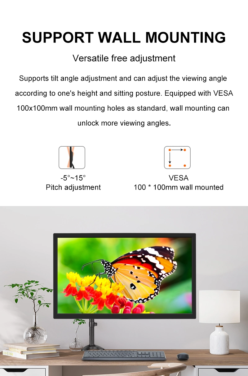 24 Inch LED Monitor Display Wide Screen LCD Monitor for Computer