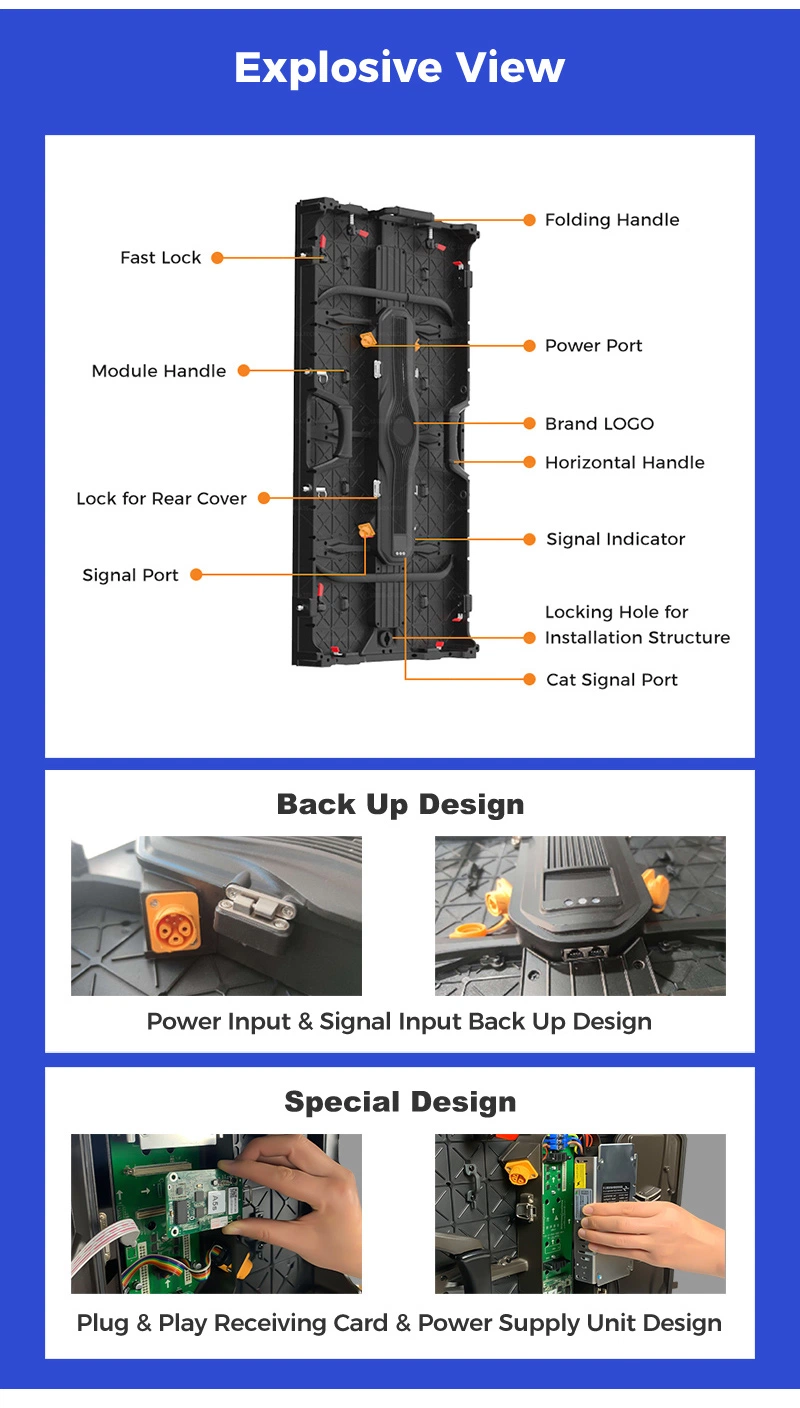 Legidatech Stage Events Rental Full Color Rental LED Display Movable LED Screen