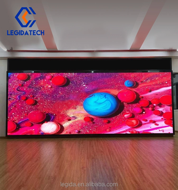 Legida Indoor 3840Hz High Refresh Rate Fixed LED Video Wall P2.97 P3.9 500*500mm Indoor LED Screen Full Color RGB 16 Bits 2 Years