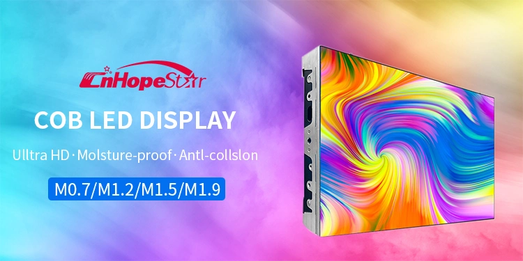 16: 9 Small Pixel Pitch P0.7 P0.9 P1.2 COB Display Indoor Seamless Fixed LED Video Wall Screen