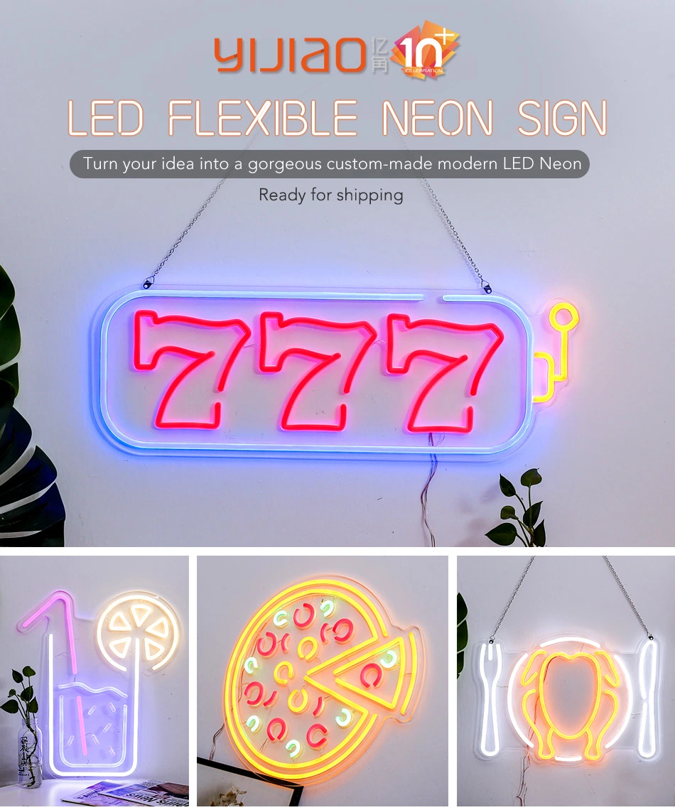 Custom Flexible Neon Sign Neon Sign for Decoration Gifts LED Neon Light