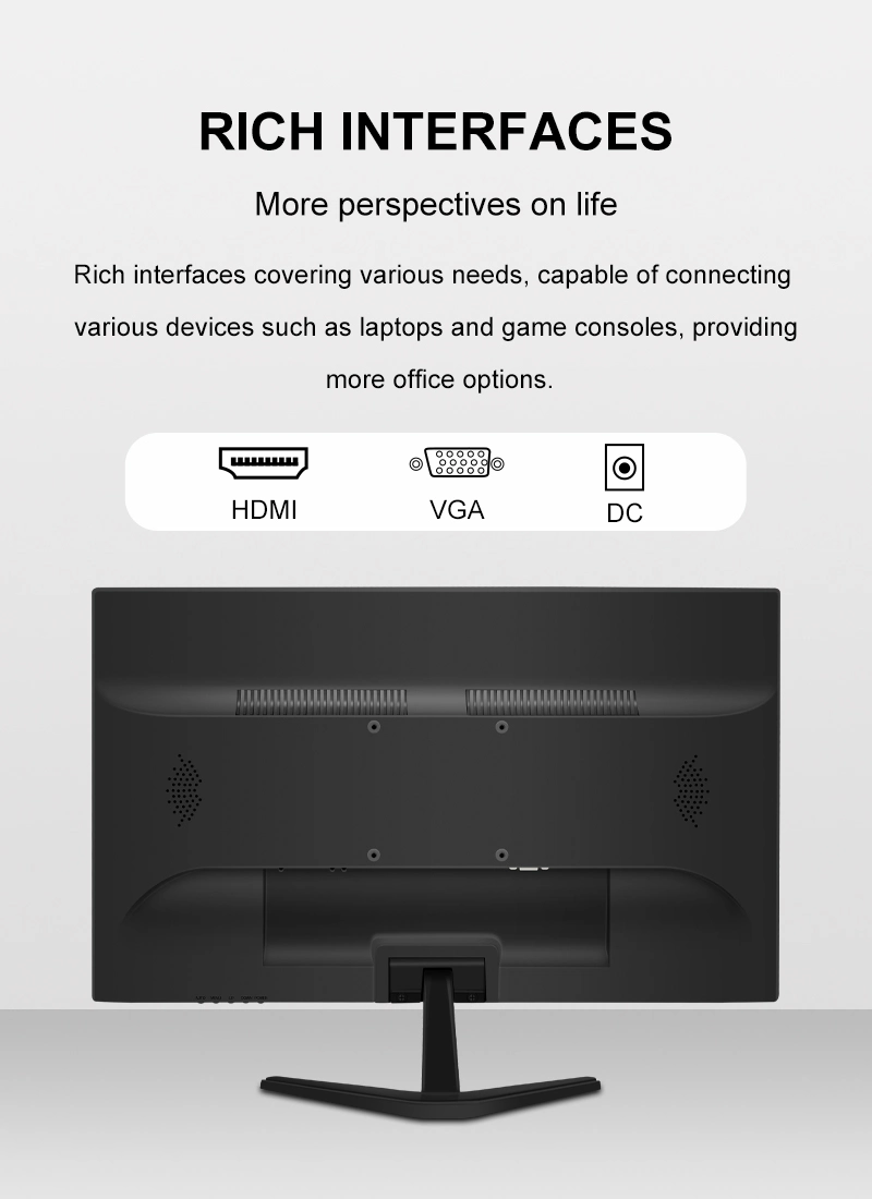 24 Inch LED Monitor Display Wide Screen LCD Monitor for Computer