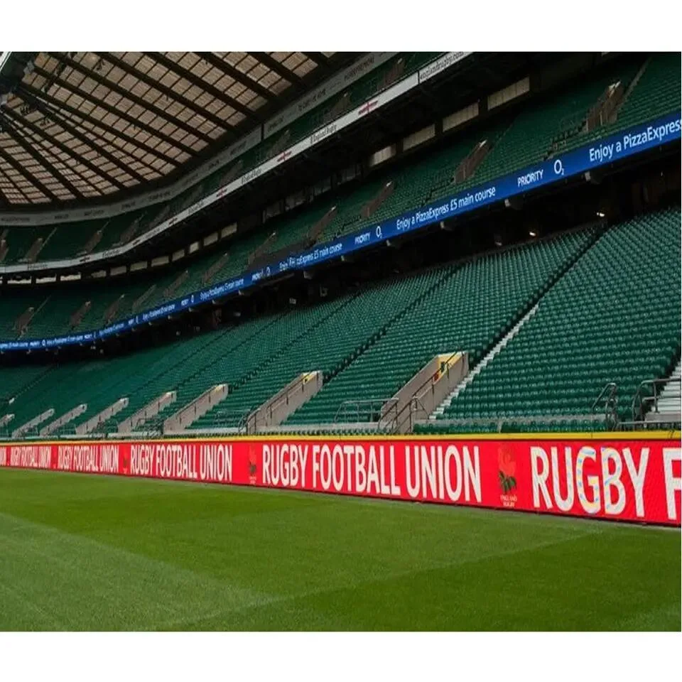 Waterproof Outdoor P10 LED Advertising Sports Perimeter Stadium LED Display Screen