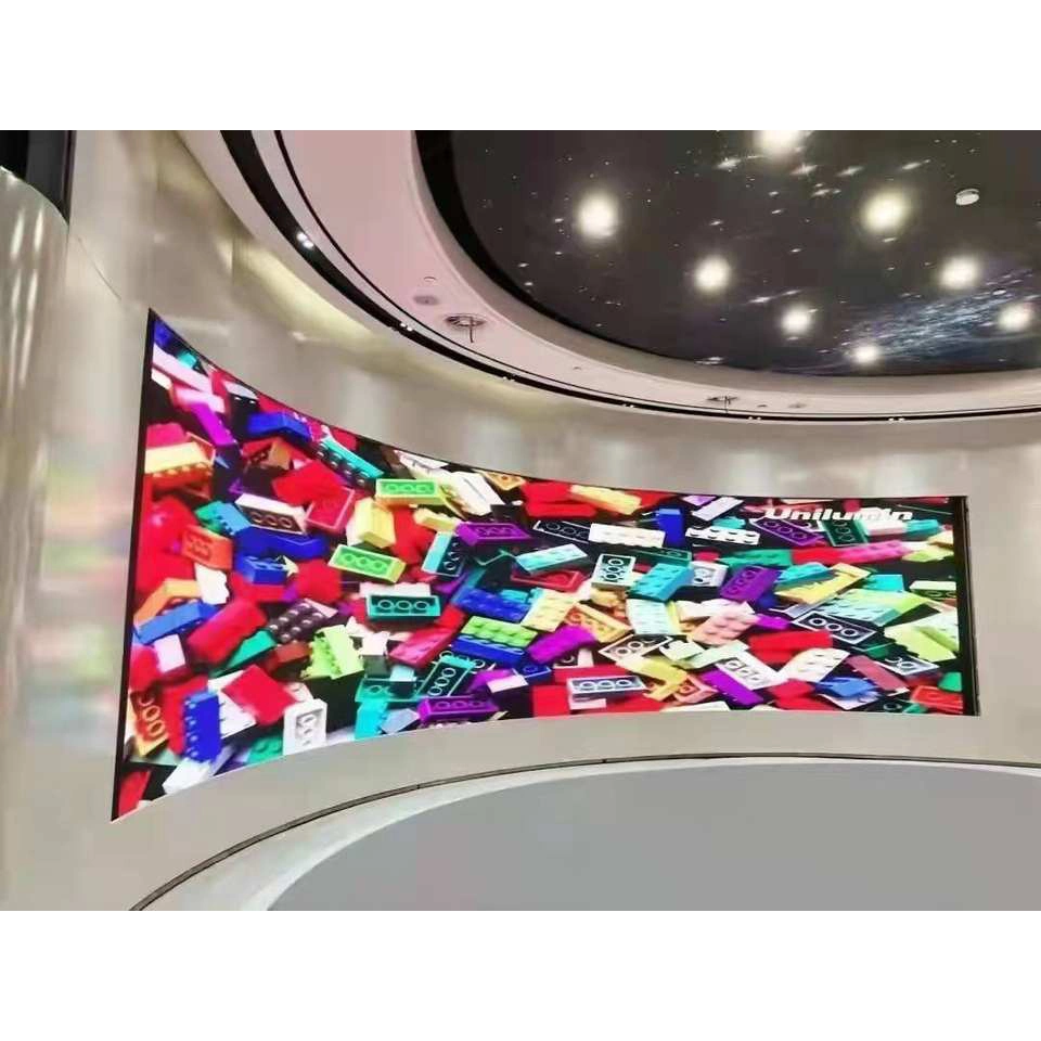 P5 High Definition Flexible Full Color Indoor Fixed Curve LED Display Screen