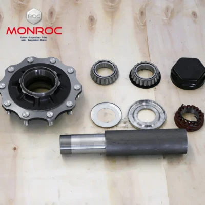 Monroc Roc Trailer Axle for Wheels Parts 8 Bolts Hub Assembly