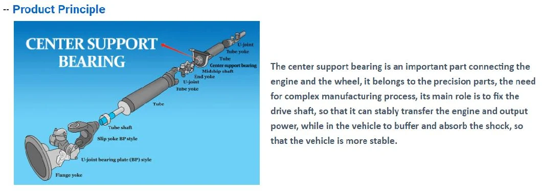 Factory Direct Supply Auto Part OEM 49100-4h000 for Hyundai Center Support Bearing