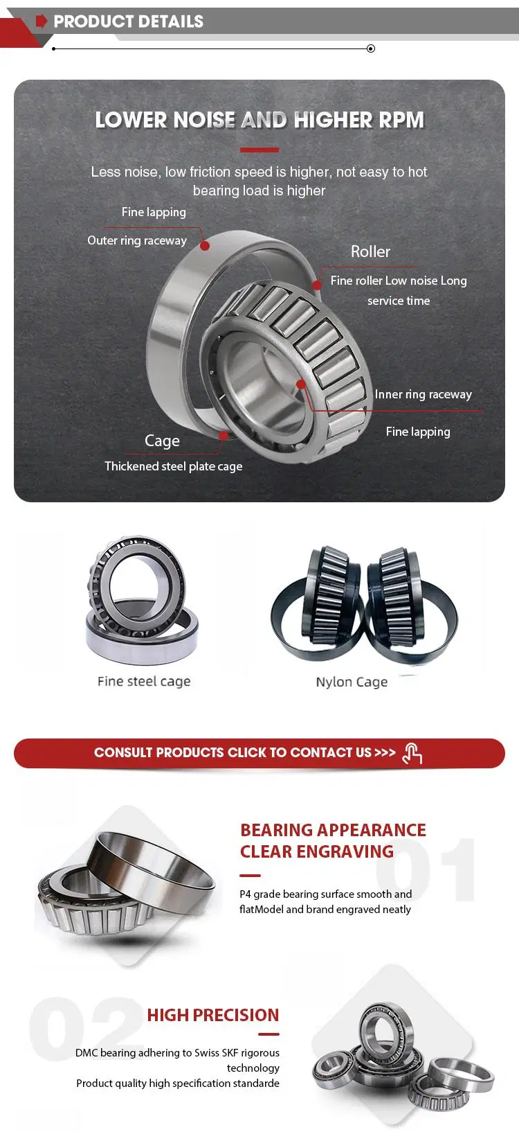 Koyo/NTN/NSK/NACHI/Timken/S Kf Tapered Roller Bearing/Deep Groove Ball Bearing/Hub Wheel Bearing/Pillow Block Bearing/Spherical Roller Bearing for Auto Parts