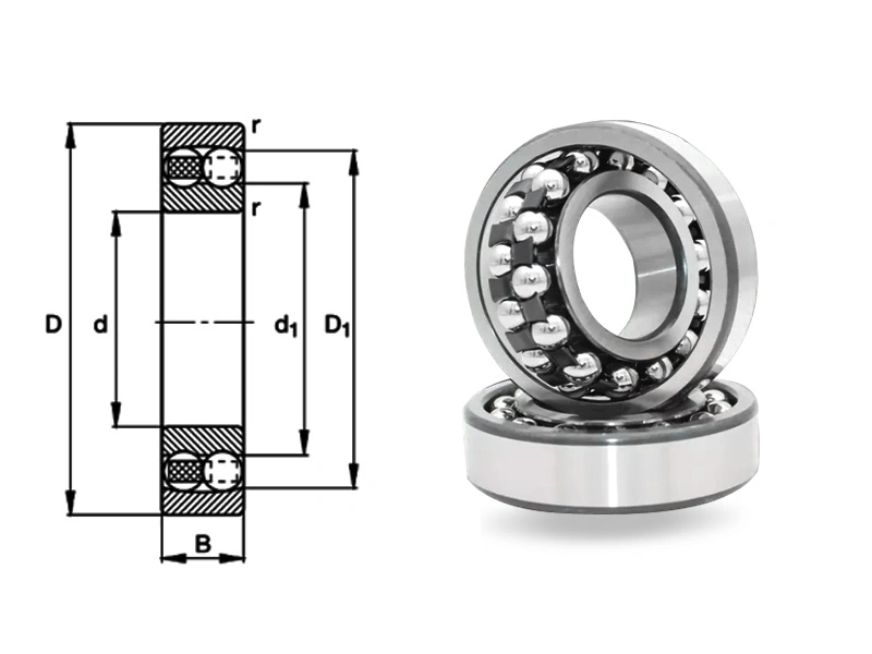 Chinese Manufacturers Push High Quality Automatic Centering Self-Aligning Ball Bearing 2217 2219 for Car Factory Direct Sales