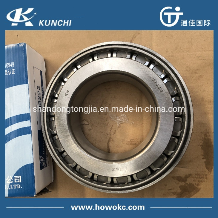 Sinotruk HOWO Truck Parts High Precision 32222 Taper Roller Bearing Taper Sleeve Self Centering Roller Bearing