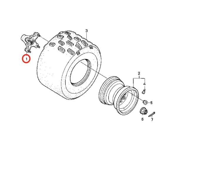 Auto Parts Wheel Hub for Honda 42410-Hn6-000