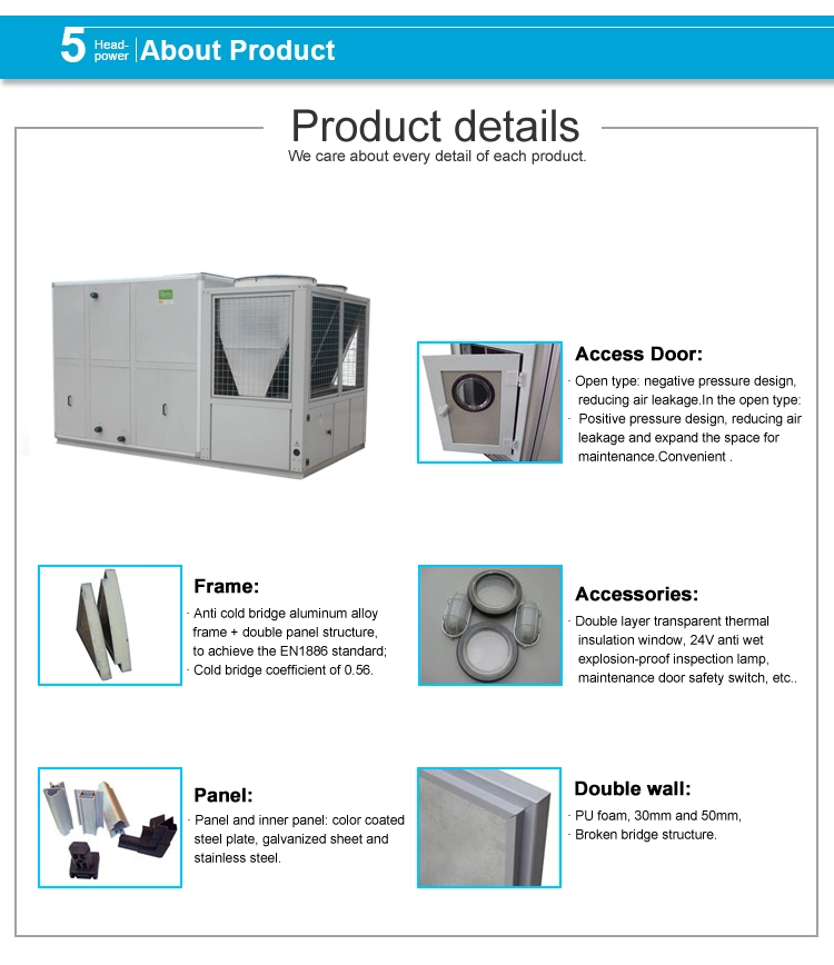 HVAC Commercial Rooftop Packaged Unit Central Air Conditioner Rooftop Packaged Unit OEM