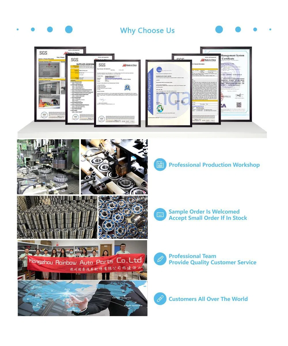 Auto Spare Parts Wheel Hub Bearing NSK Bearing Sliding Bearing 90366f0001/90366t0060/713621440/Vkba7795 with NSK NTN Timken Koyo NACHI Rulemanes