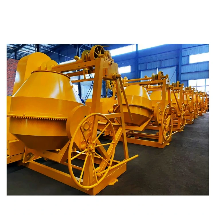 Self-Loading Concrete Mixer with Elevator and Winch