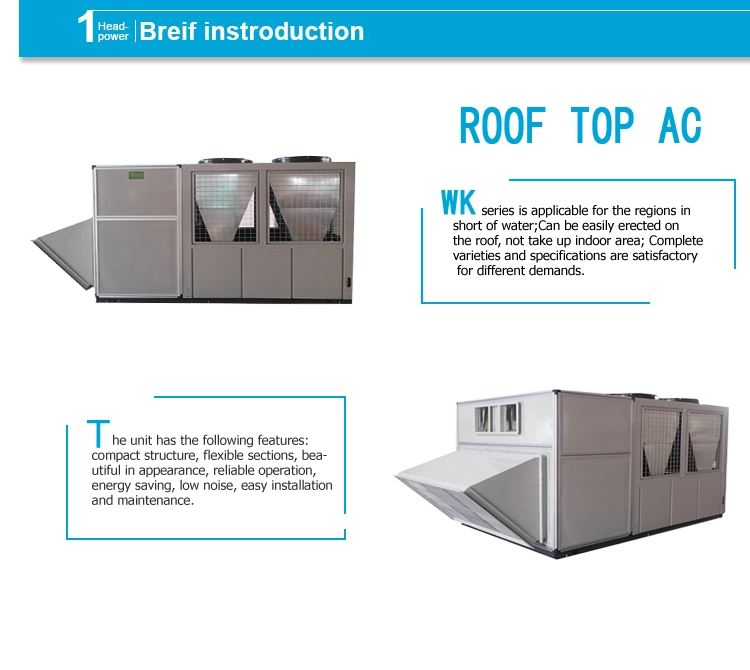 HVAC Commercial Rooftop Packaged Unit Central Air Conditioner Rooftop Packaged Unit OEM