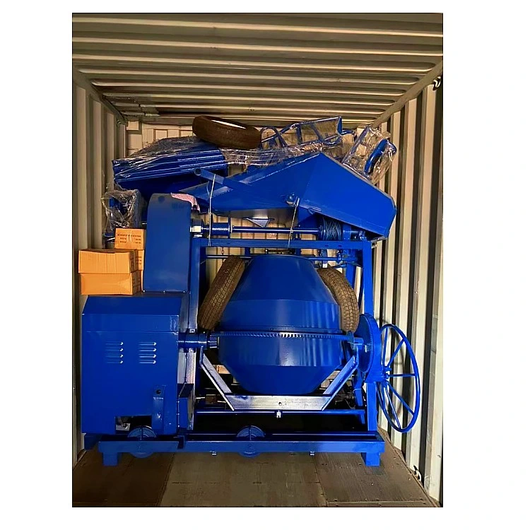 Self-Loading Concrete Mixer with Elevator and Winch