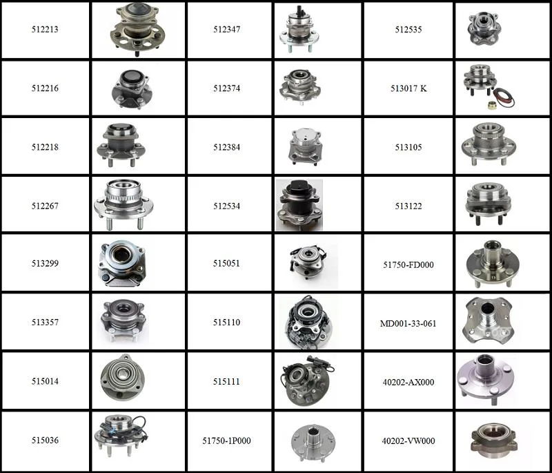 Auto Parts 513258 Hub Assembly 43550-42020 43550-0r020 43550-02020 Front Wheel Hub Bearing Unit