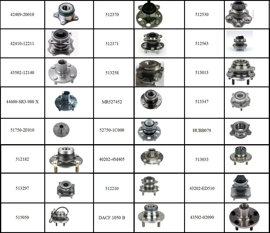 Wheel Hub Bearing OEM 51750-07001 Front Wheel Hub Unit for H-Yundai I10 2011-2014 Picanto 2004-2006