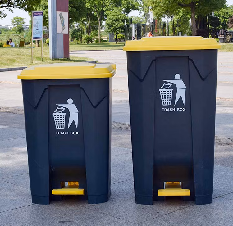 Pedal Trash Can Commercial Sanitation Classification Outdoor Trash Can
